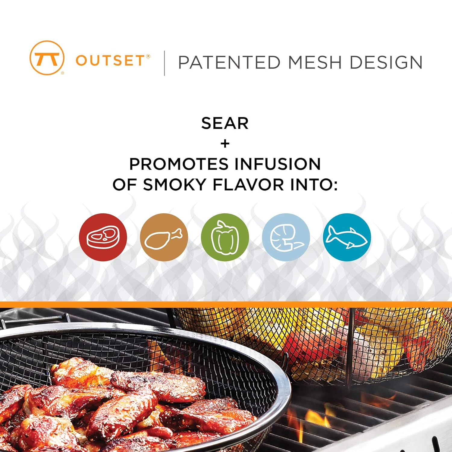 Outset Non-Stick Mesh Roasting Pan
