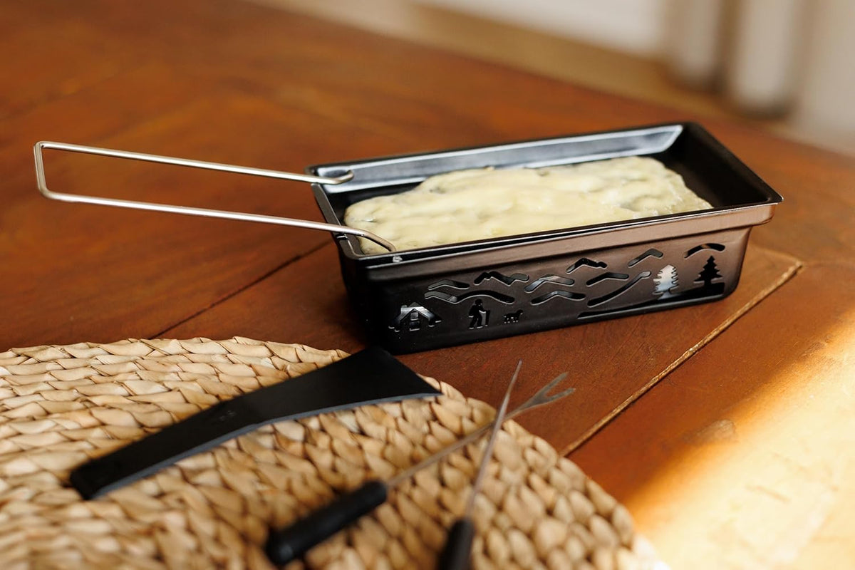 Swissmar Tandem Candlelight Fondue & Raclette Set