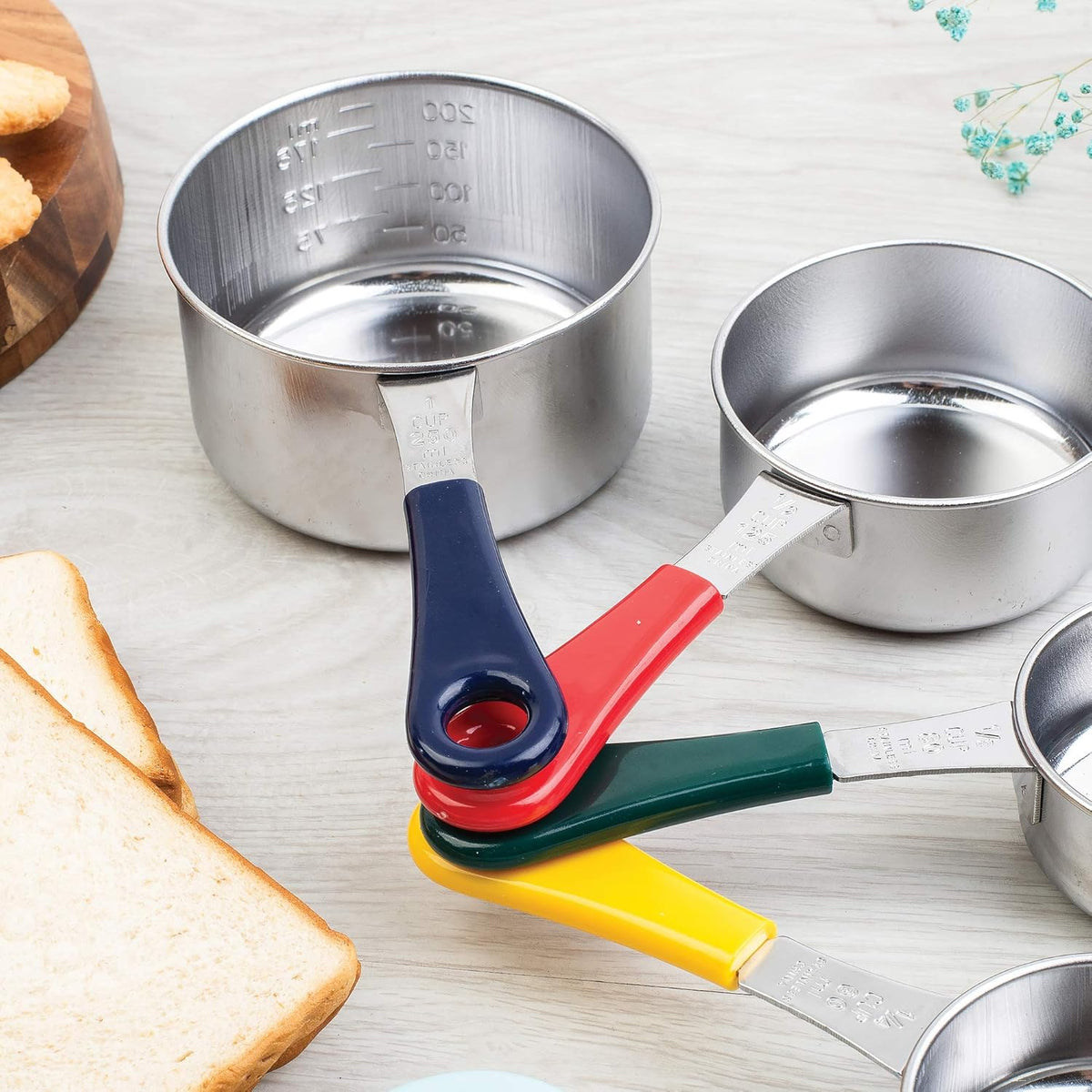 Fox Run Stainless Steel Measuring Cup Set
