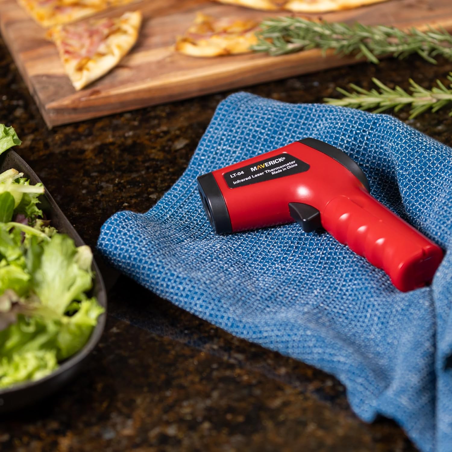 Maverick Infrared BBQ Surface Thermometer Red and Black