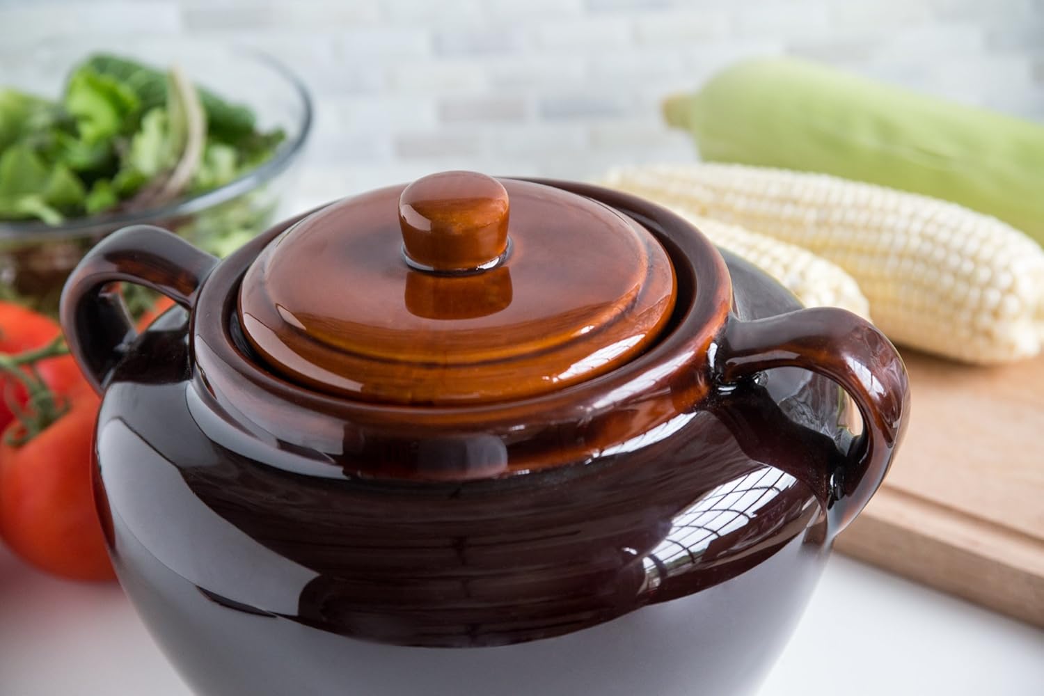 Fox Run 3.5qt Ceramic Bean Pot