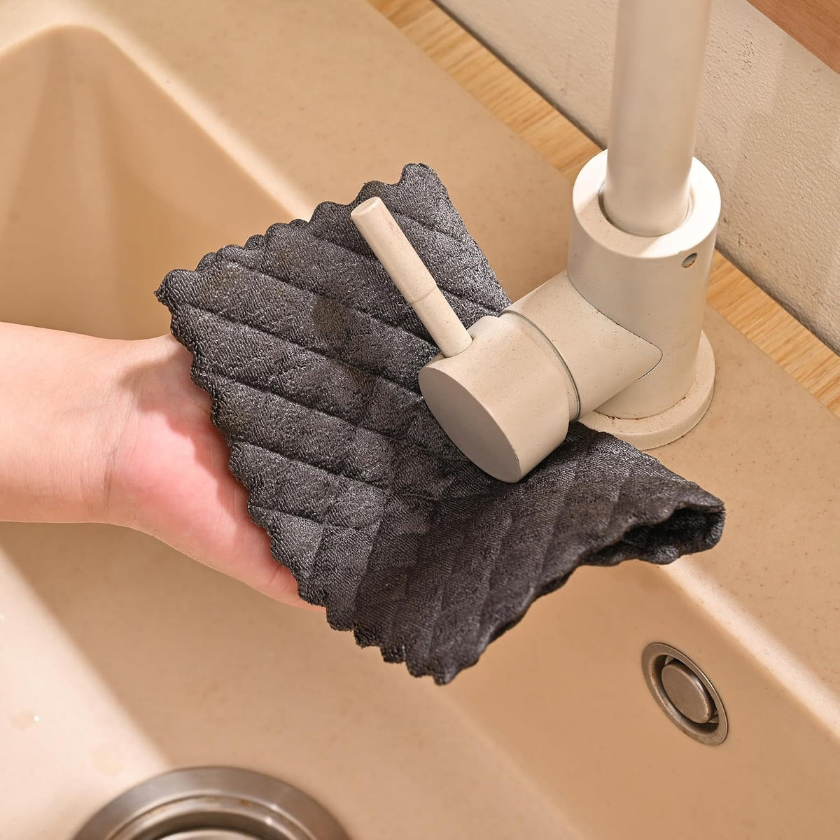 Fox Run Quilted Dish Cloths, Set of 3