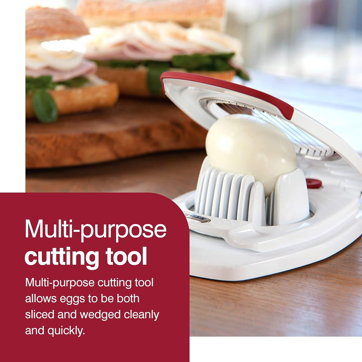 Zyliss Egg Cutter – White by Kitchen Niche