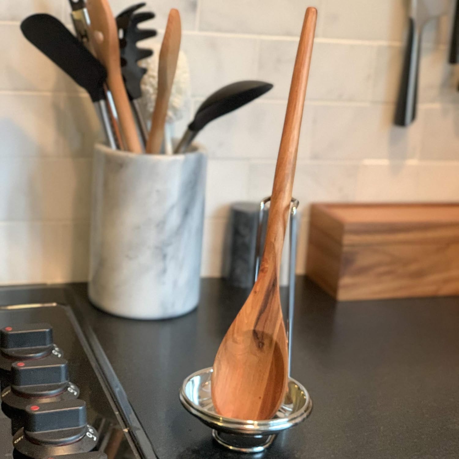 Ironwood Acacia Wood Long Cooking Spoon