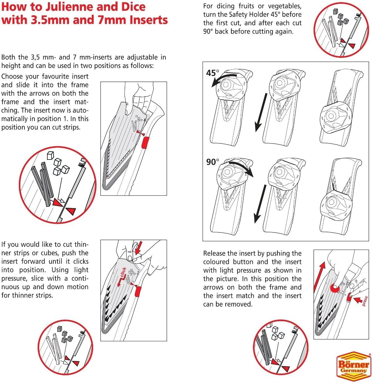 Swissmar Borner V-Power Mandoline Slicer by Kitchen Niche