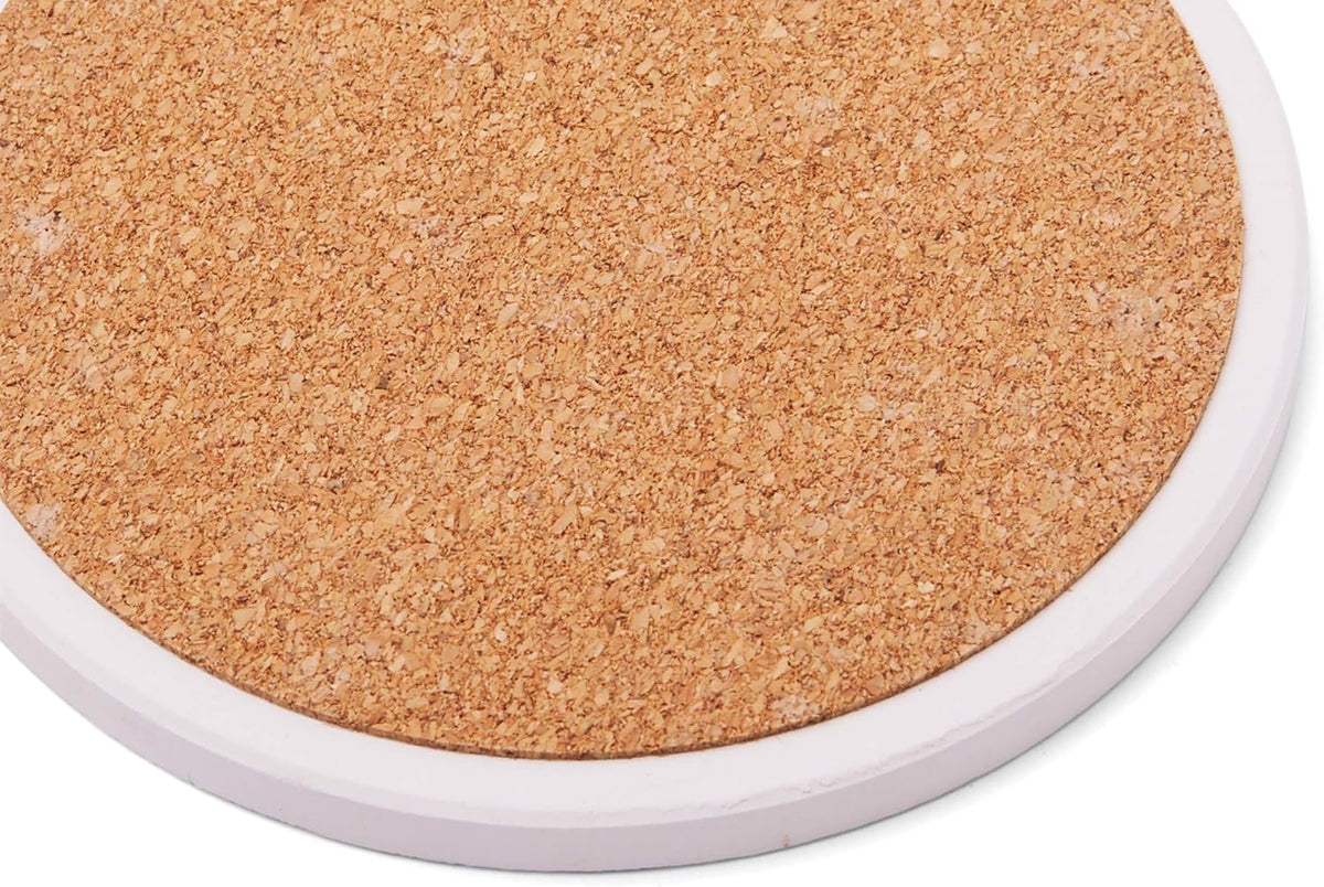 Fox Run Super Absorbent Ceramic Coaster Set of 6