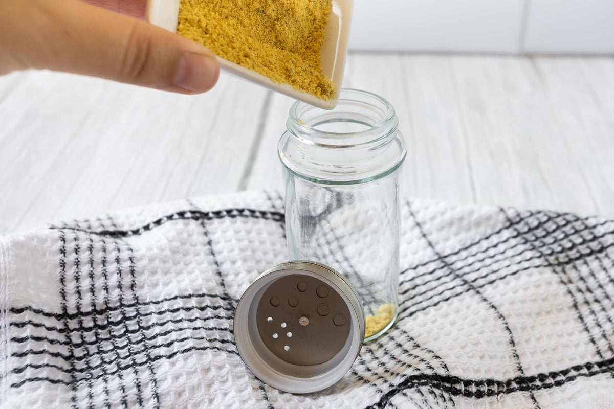 Fox Run Glass Spice Jar With Stainless Steel Shaker Lid