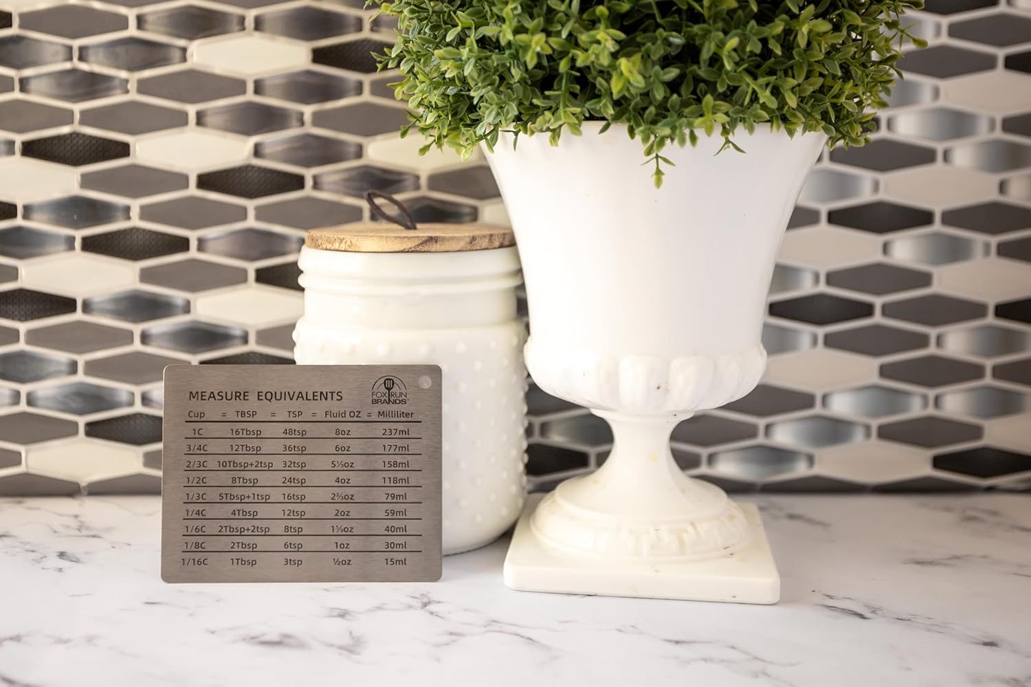 Fox Run Stainless Steel Measurement Magnet