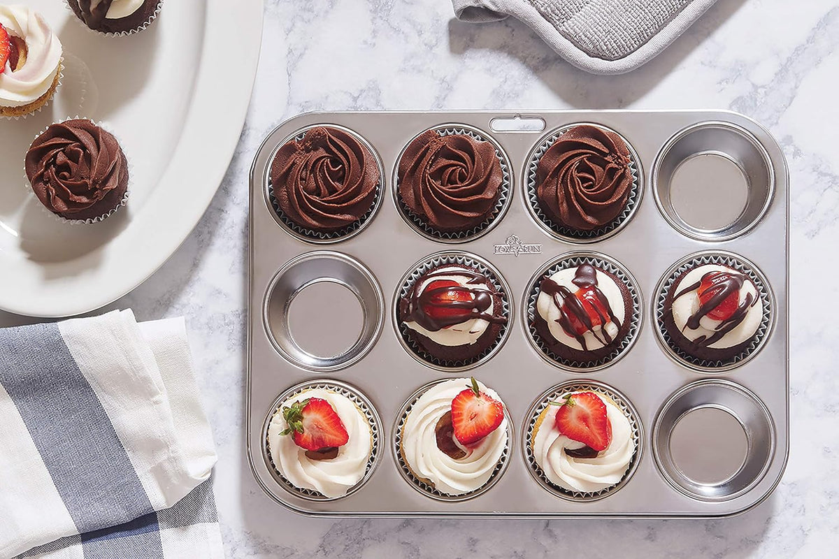 Fox Run Stainless Steel Muffin Pan