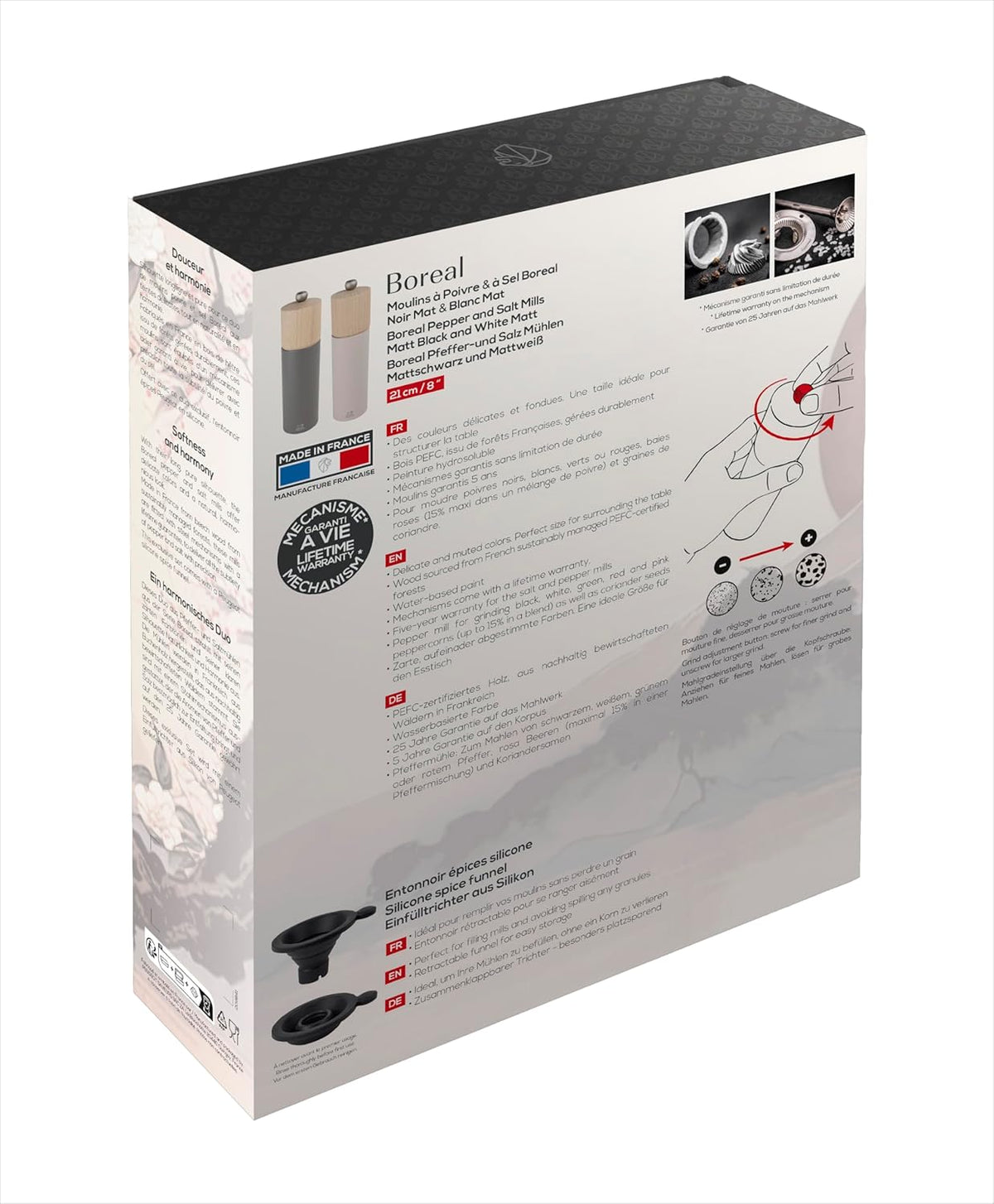 Peugeot Boreal Duo Salt & Pepper Mill Gift Set