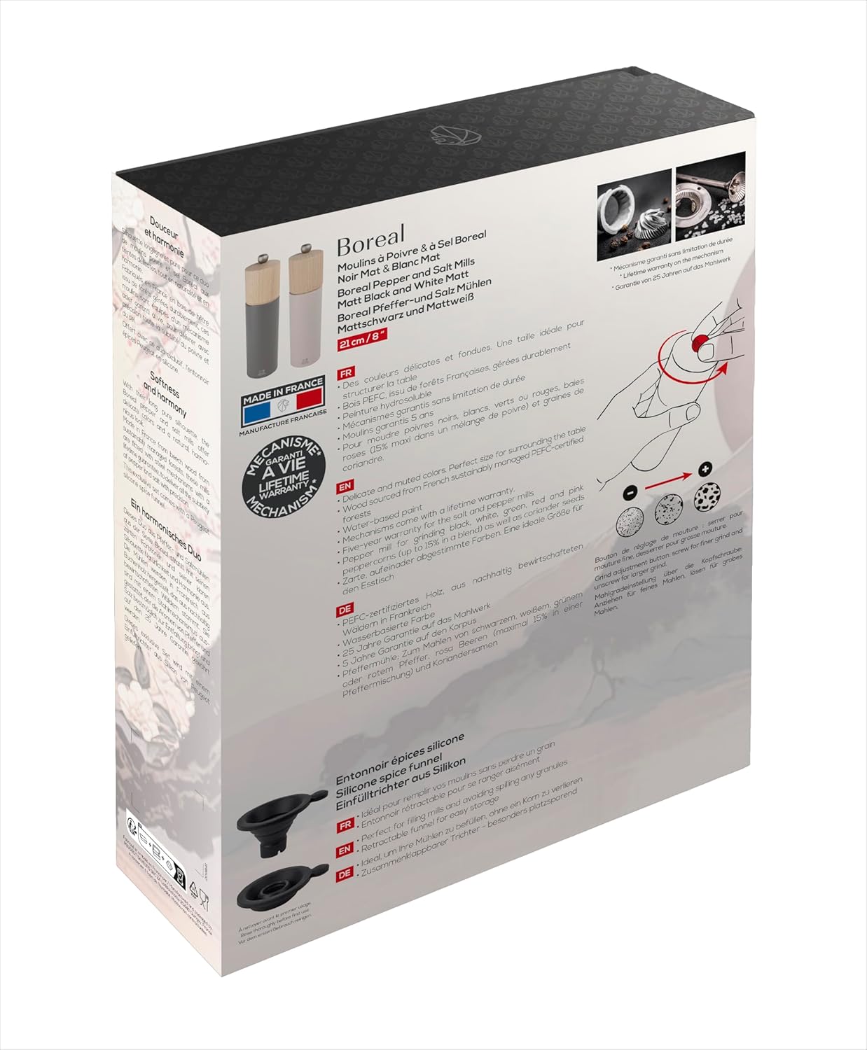 Peugeot Boreal Duo Salt & Pepper Mill Gift Set