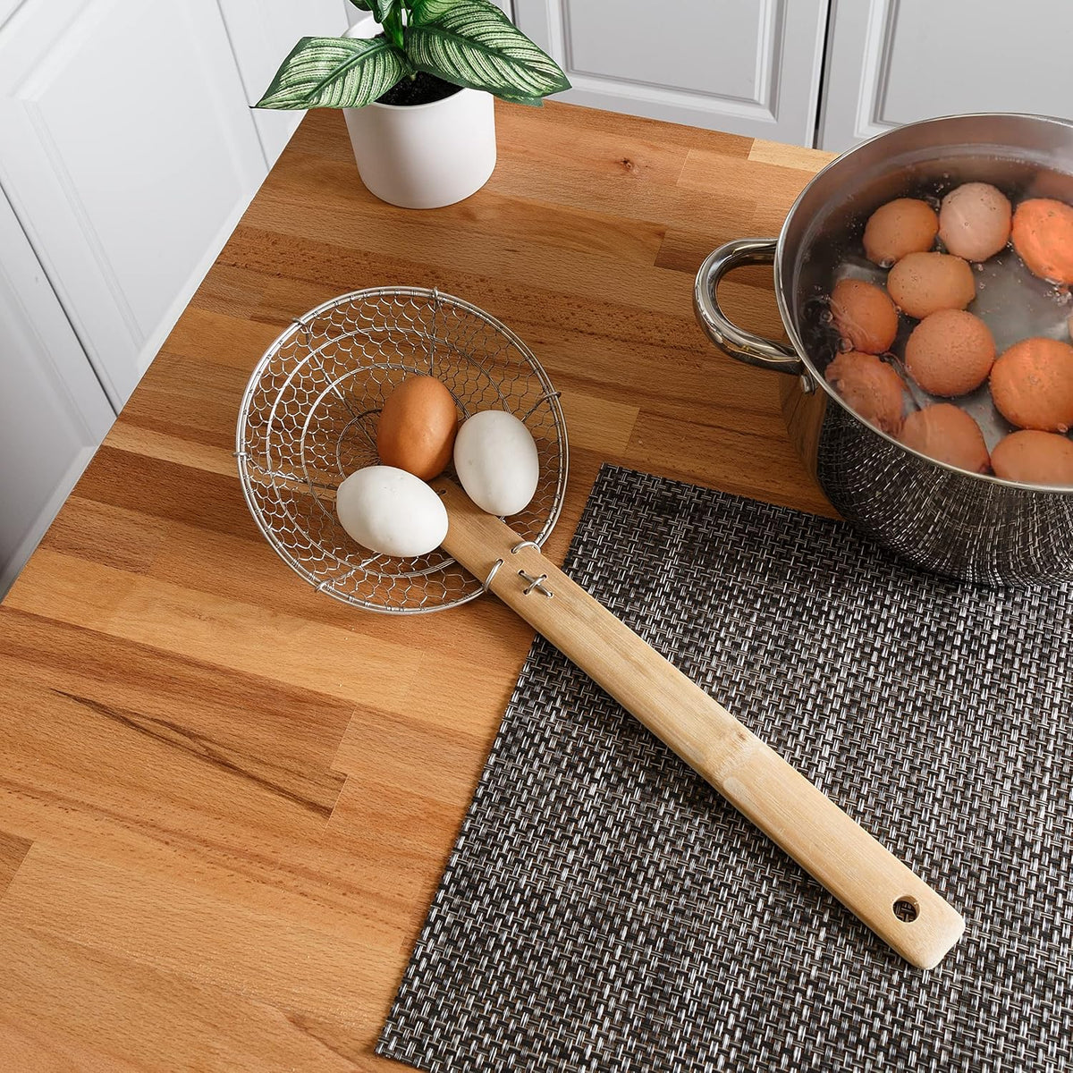 Joyce Chen Stainless Steel Spider Strainer – 7"