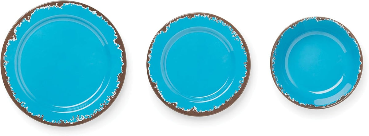Fox Run Melamine Dinnerware Set, 12 Piece