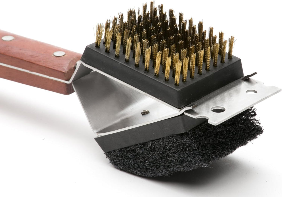 Outset Rosewood 3 in 1 Grill Brush