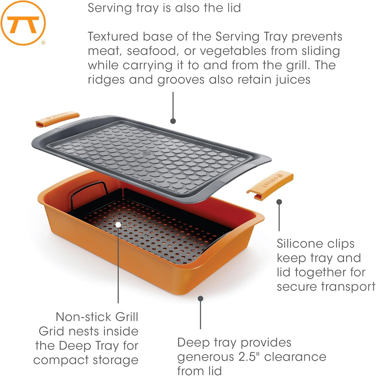 Outset Marinate, Grill & Serve Set