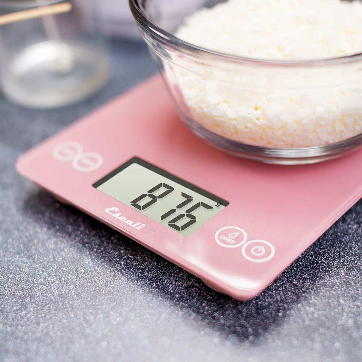 Escali Arti Classic Glass Digital Scale – Classic Pink