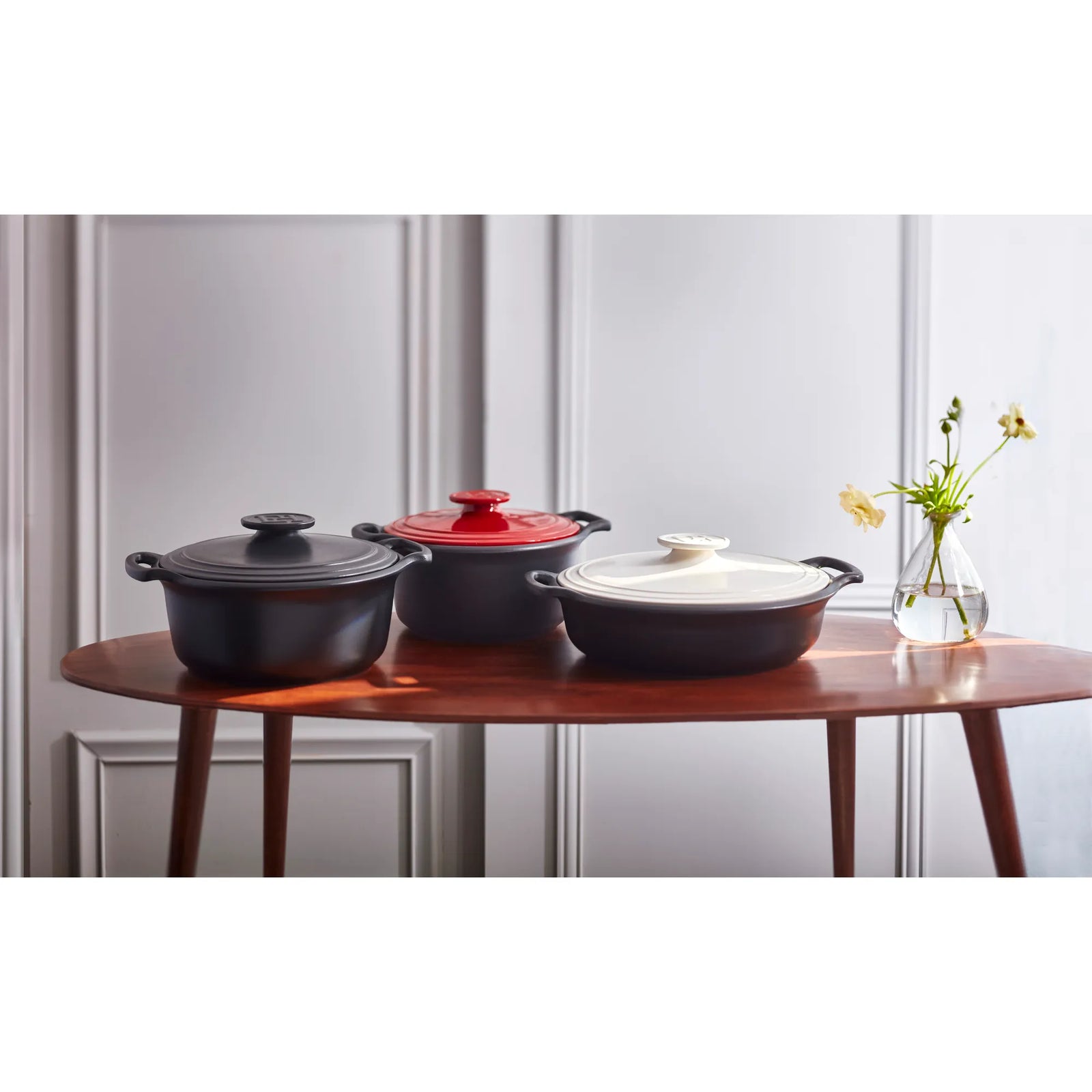 Emile Henry Sublime+ Round Casserole – Slate – 4 L