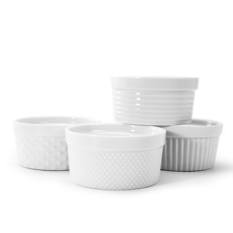 BIA Cordon Bleu Set of 4 Textured Ramekins -  175ml