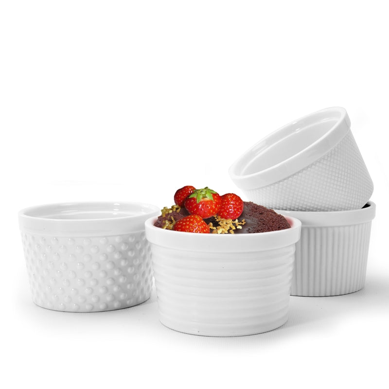 BIA Cordon Bleu Set of 4 Textured Ramekins -  355ml