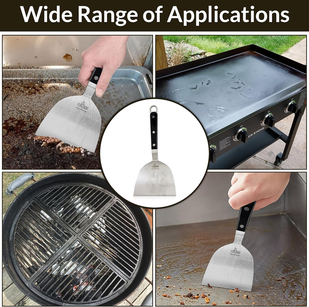 Fox Run Stainless Steel Griddle Scraper