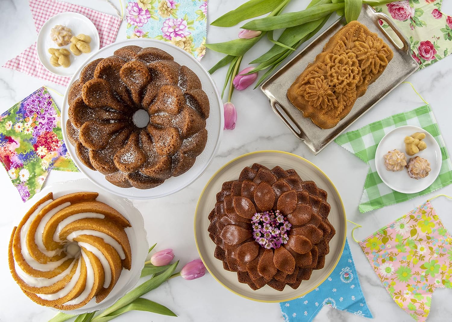 Nordic Ware Magnolia Bundt Pan