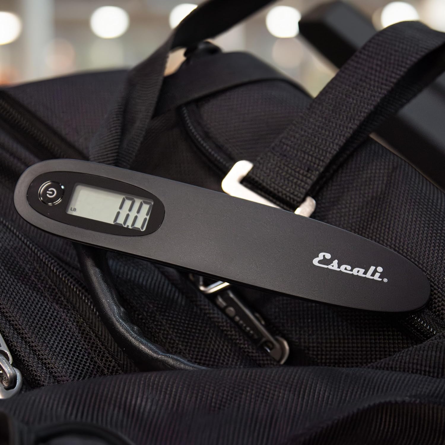 Escali Velo Slimline Luggage Scale – Black