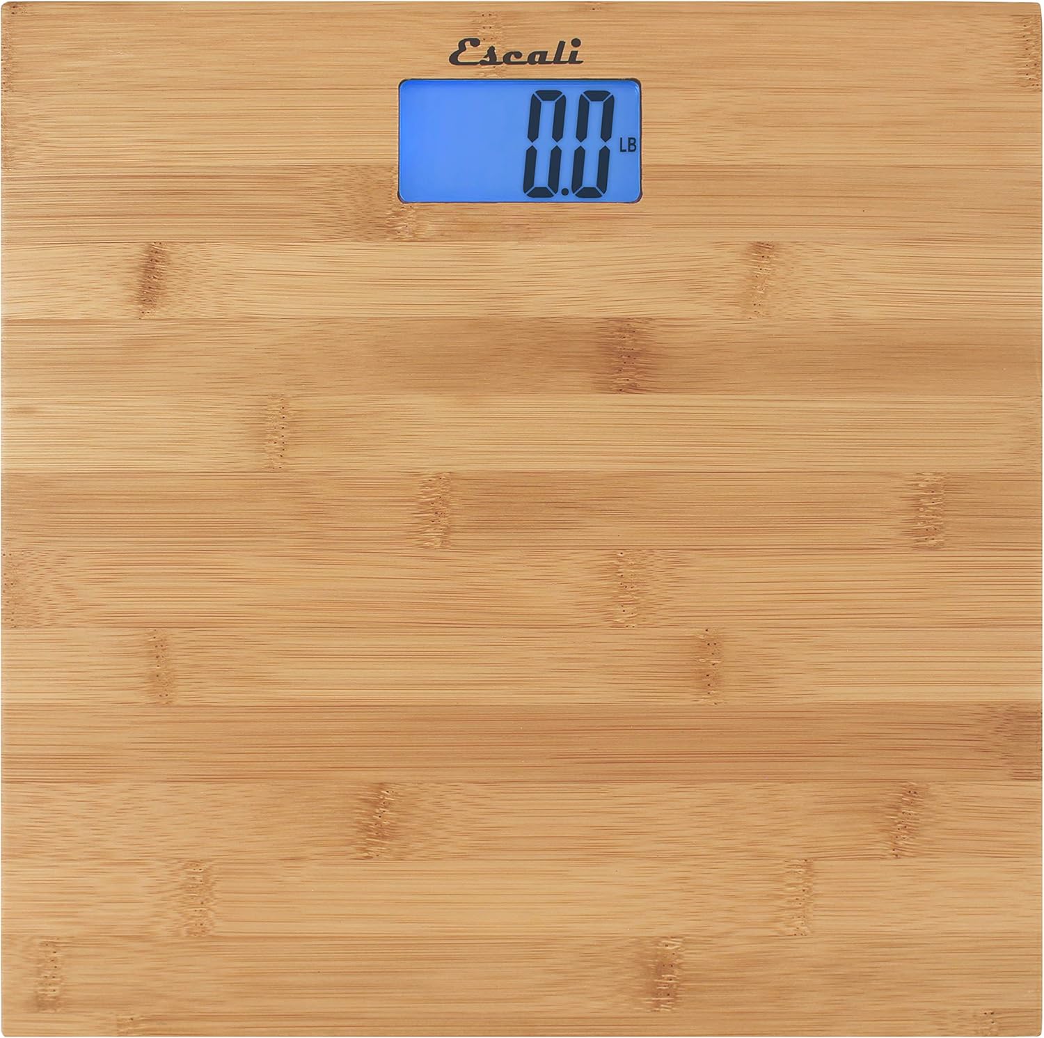 Escali Bamboo Bathroom Scale