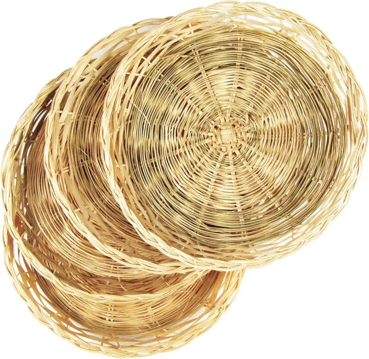 Fox Run Bamboo Paper Plate Holders Set