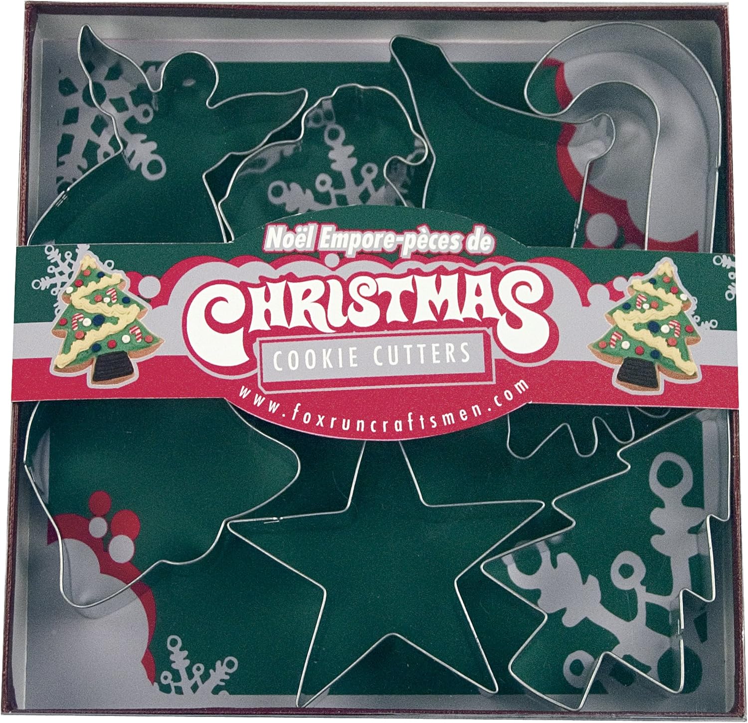 Fox Run 7 Piece Christmas Cookie Cutter Set