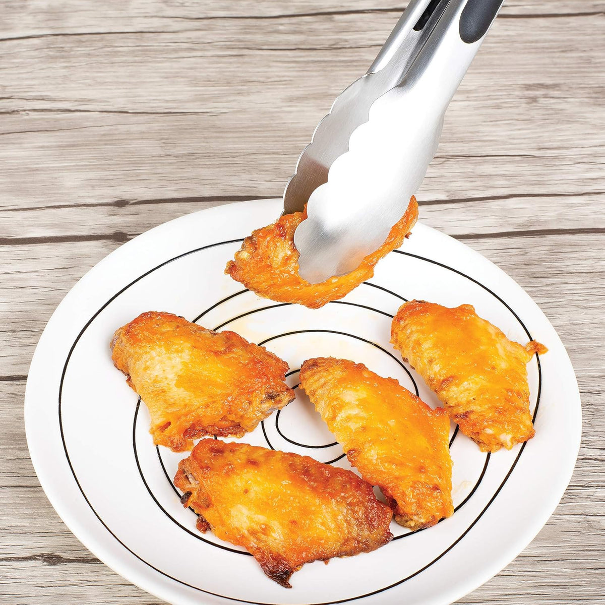Fox Run Stainless Steel Locking Tongs Set of 2