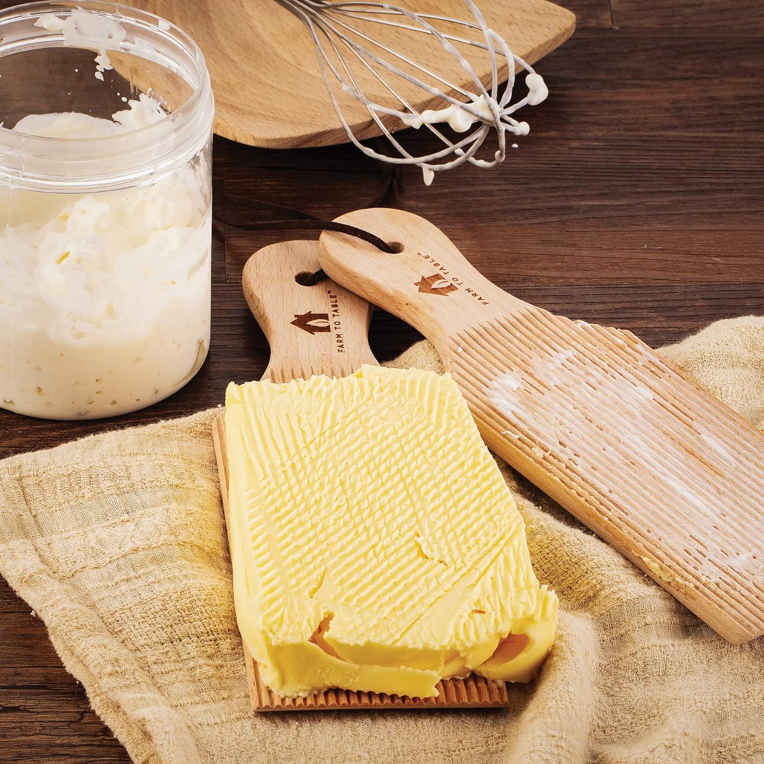 Farm To Table Butter Making Paddles