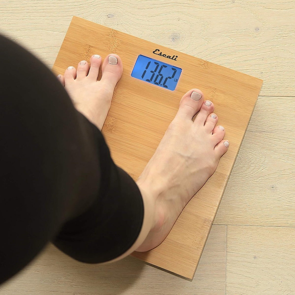 Escali Bamboo Bathroom Scale
