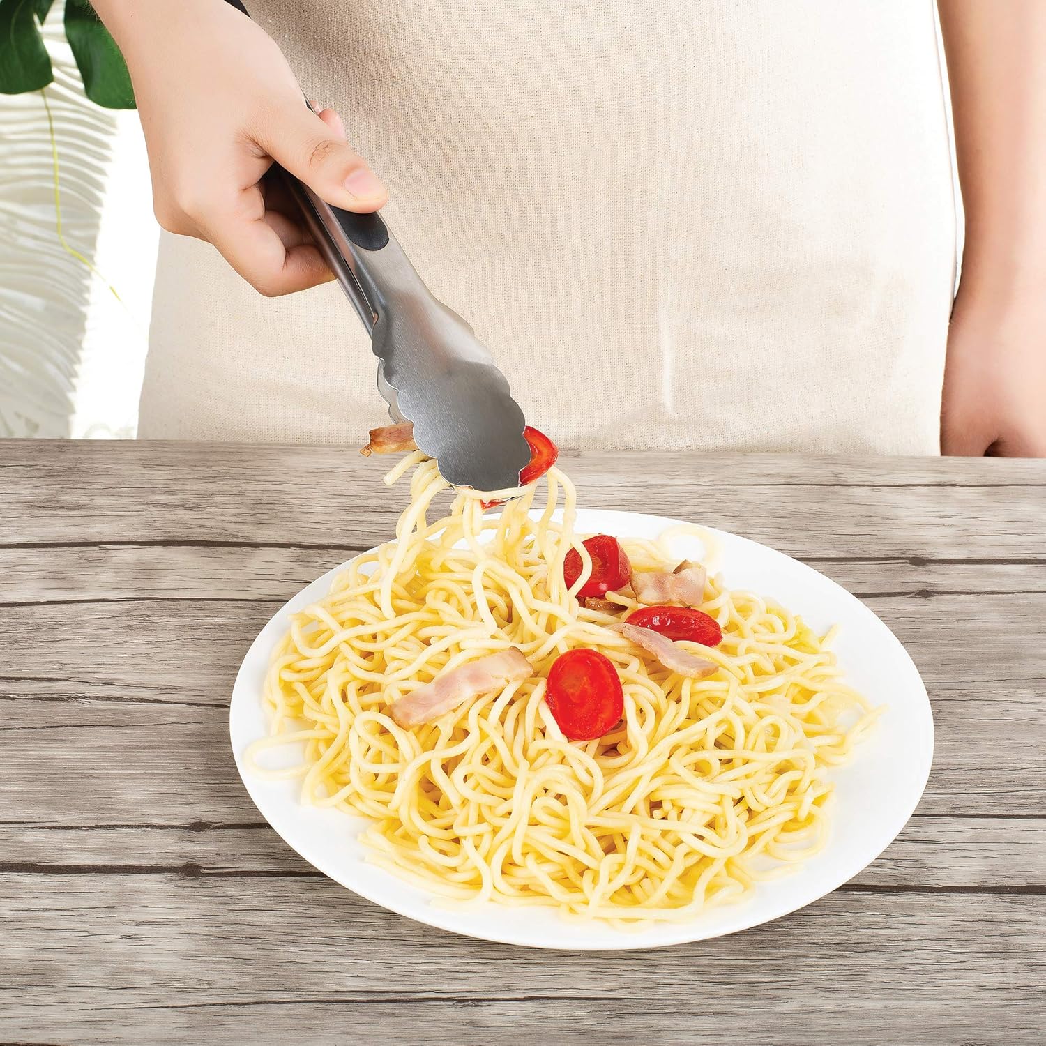 Fox Run Stainless Steel Locking Tongs Set of 2