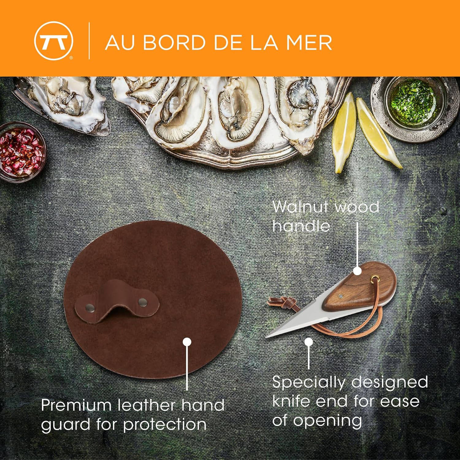 Outset Au Bord De La Mer Oyster Gift Set in Box