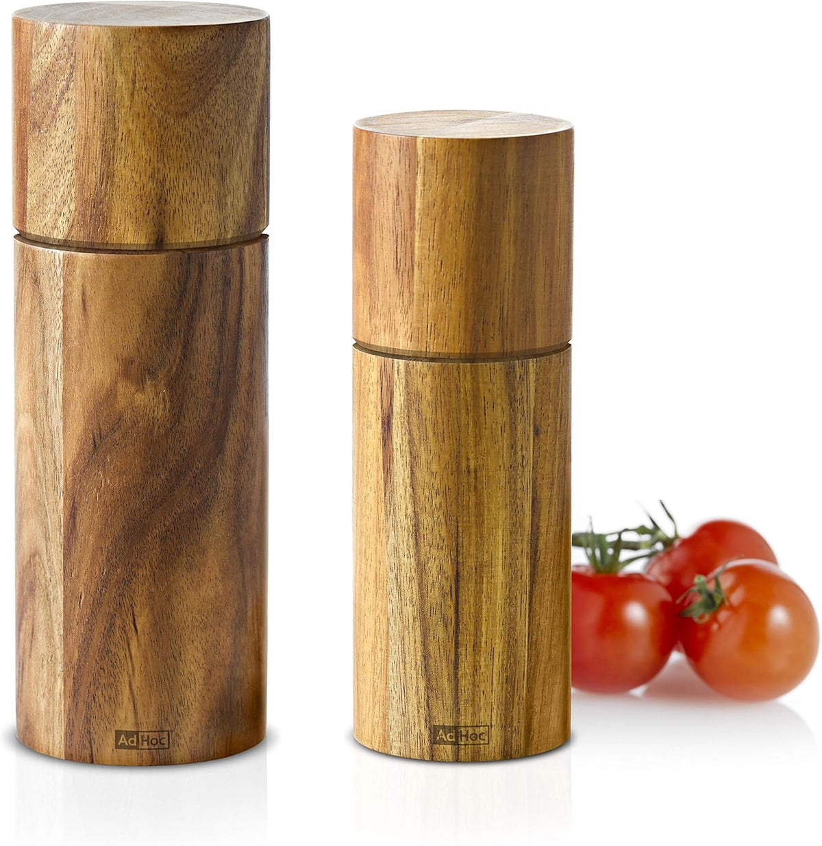 AdHoc Acacia Wood Salt and Pepper Mill – Small – 5.5" / 14 cm by Kitchen Niche