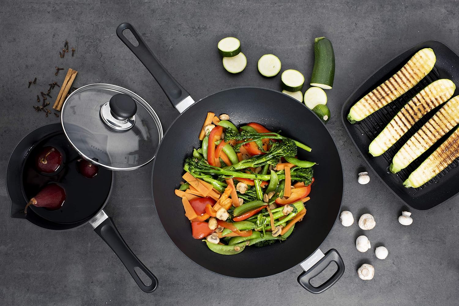Scanpan Classic Induction Wok – 32 cm