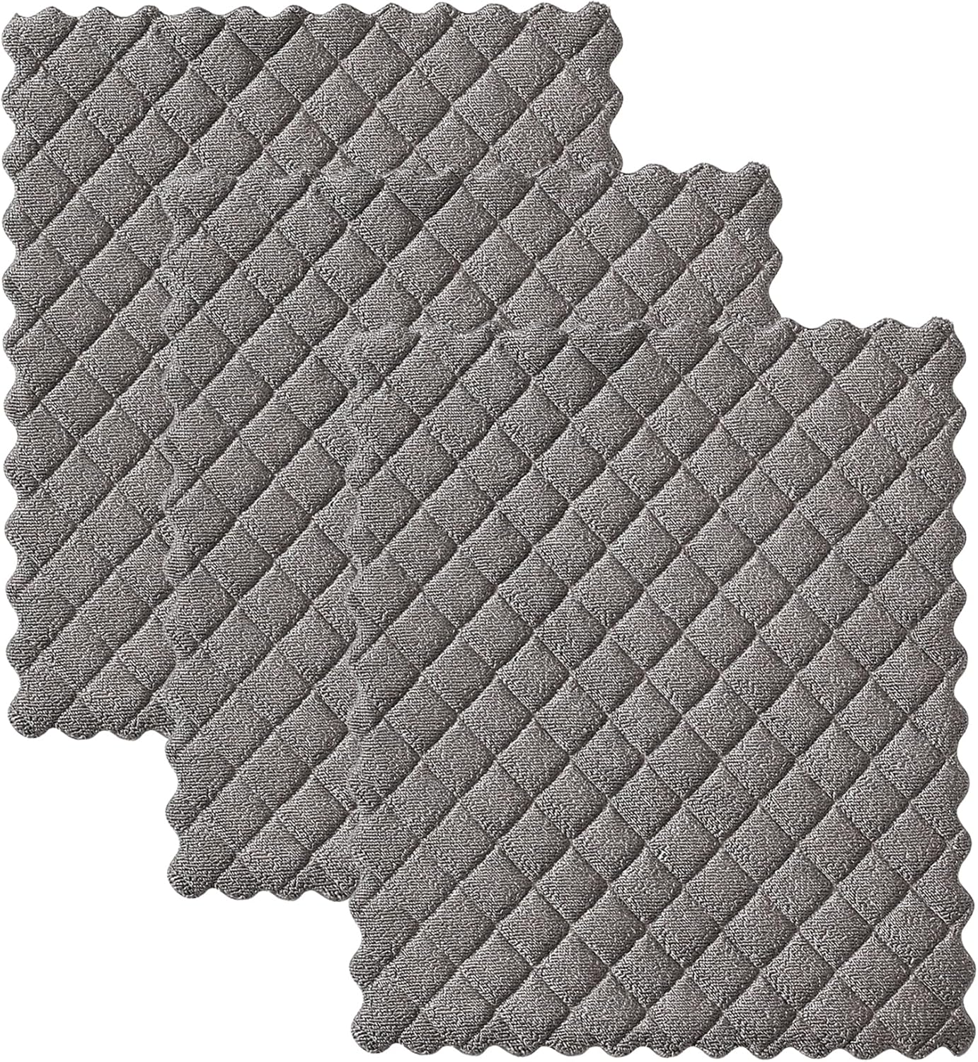 Fox Run Quilted Dish Cloths, Set of 3