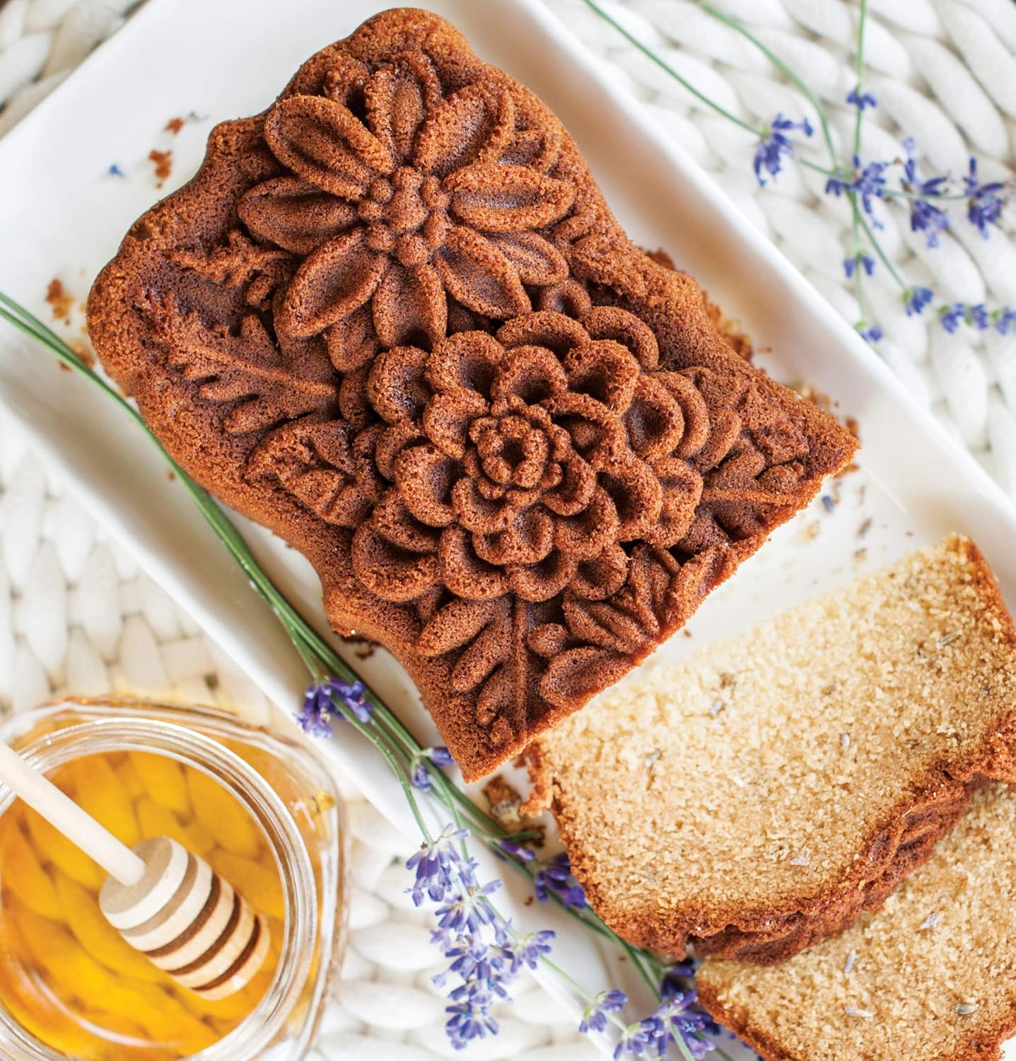 Nordic Ware Copper Wildflower Loaf Pan