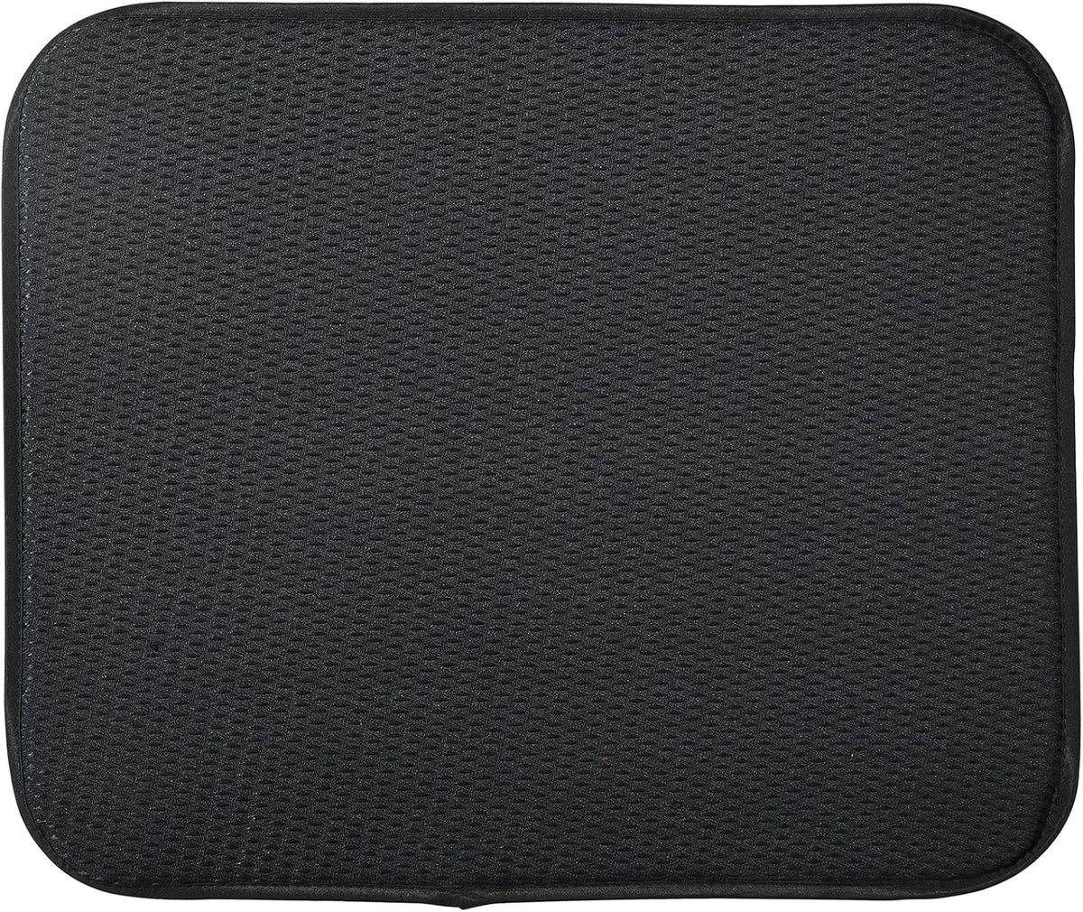 Fox Run Dish Drying Mat 16x18 Black
