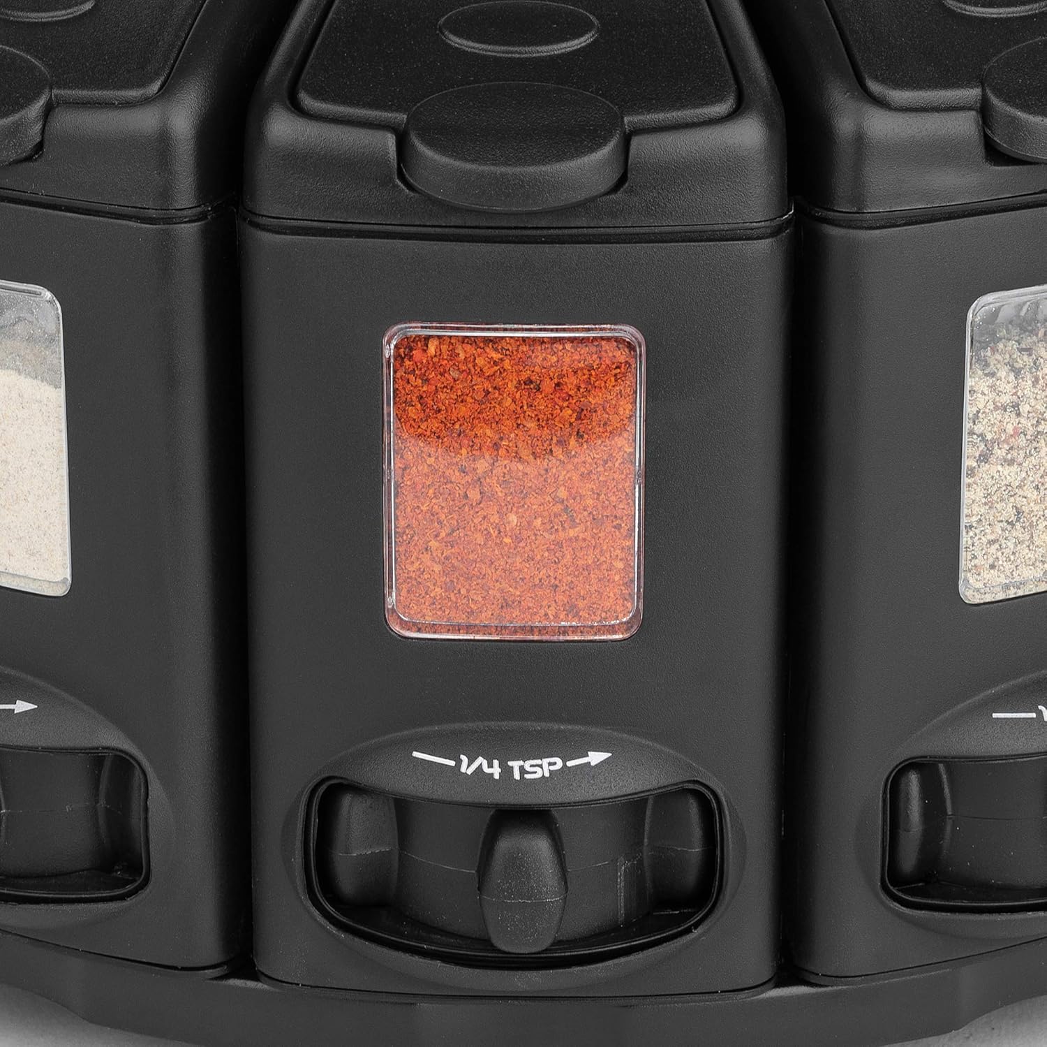 KitchenArt Select-A-Spice Auto-Measure Spice Carousel with Lever