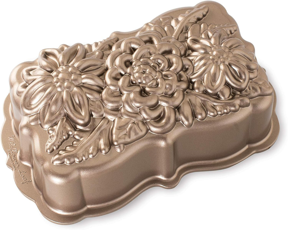 Nordic Ware Copper Wildflower Loaf Pan