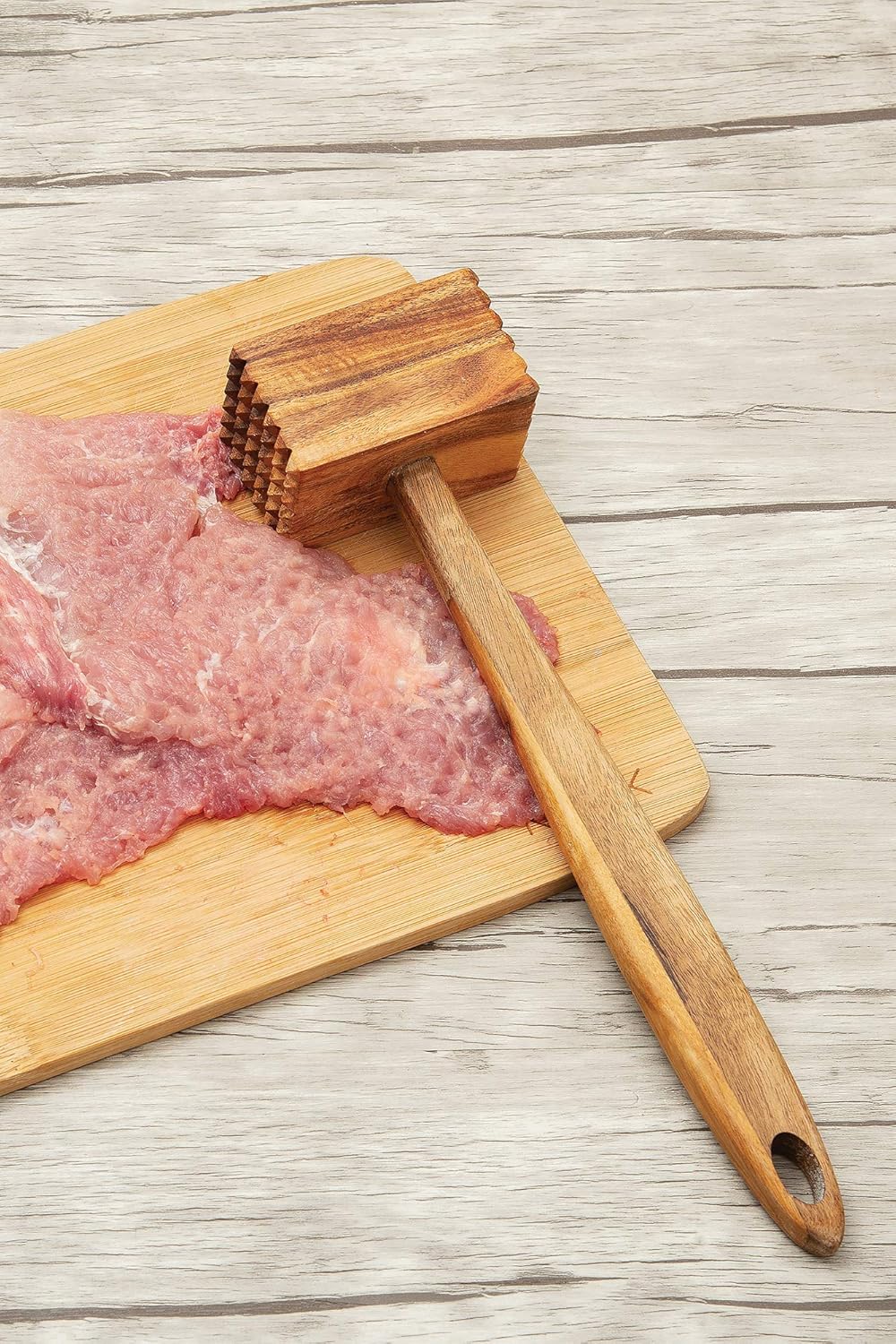 Ironwood Acacia Wood Meat Tenderizer