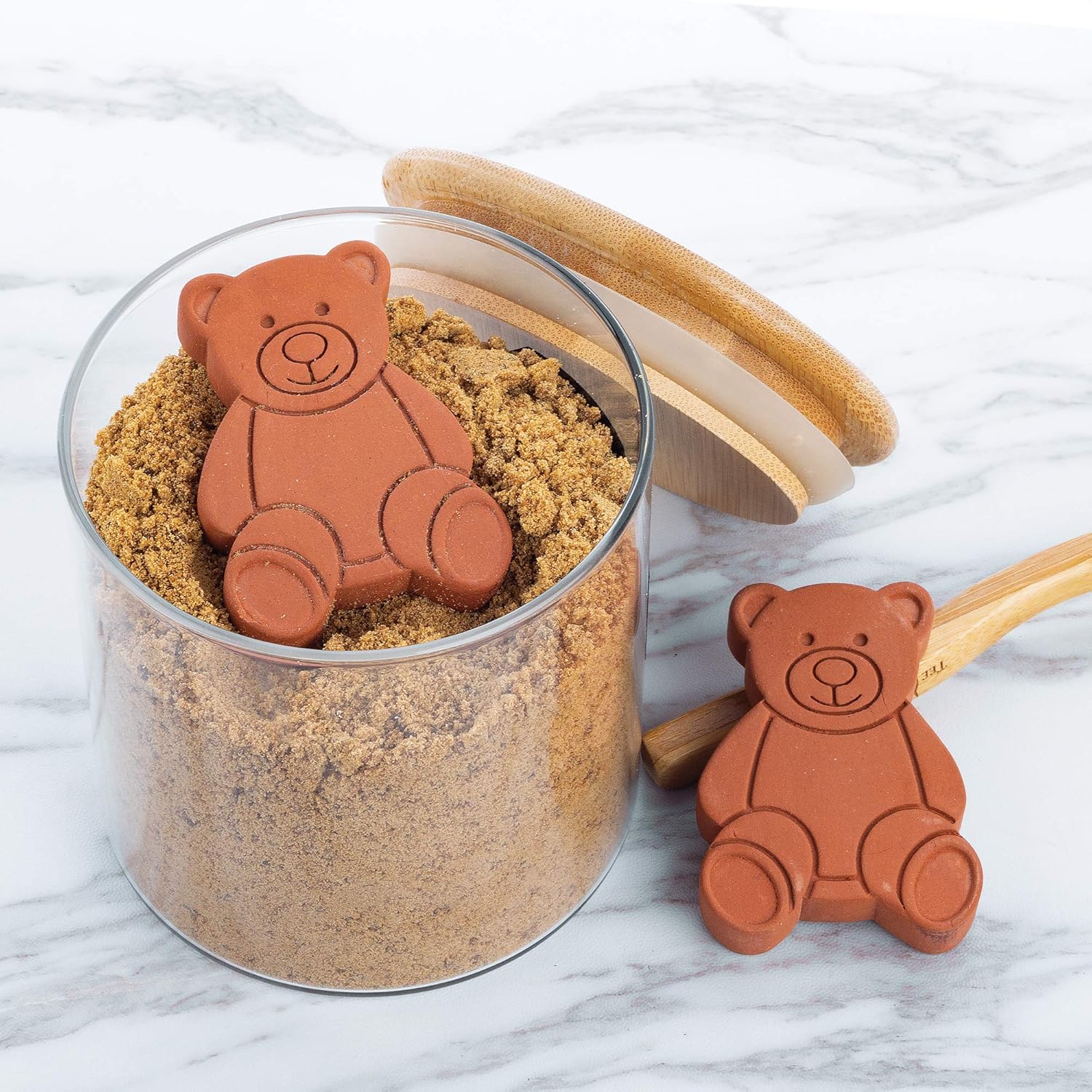 Fox Run Brown Sugar Bear Keeper & Saver Set of 2