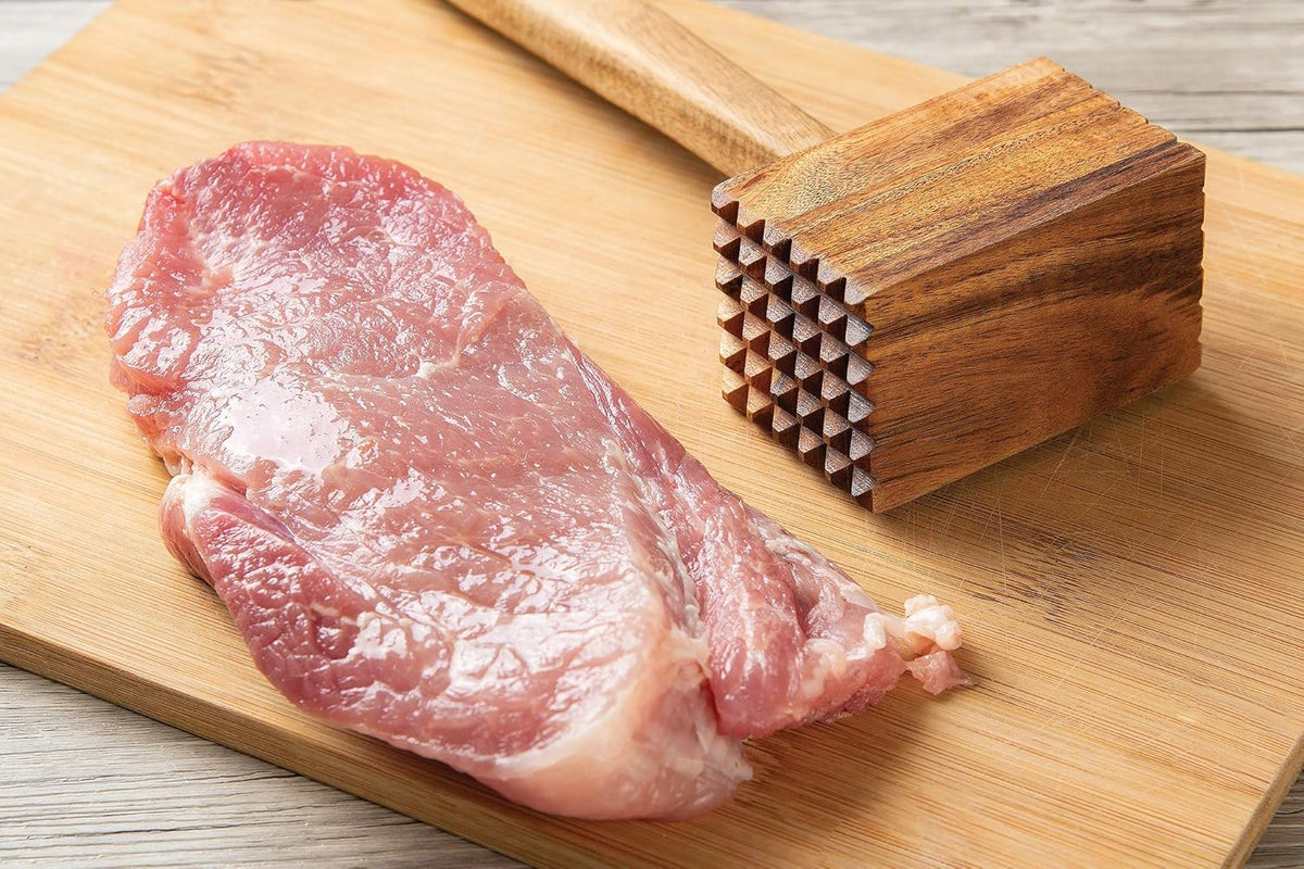 Ironwood Acacia Wood Meat Tenderizer