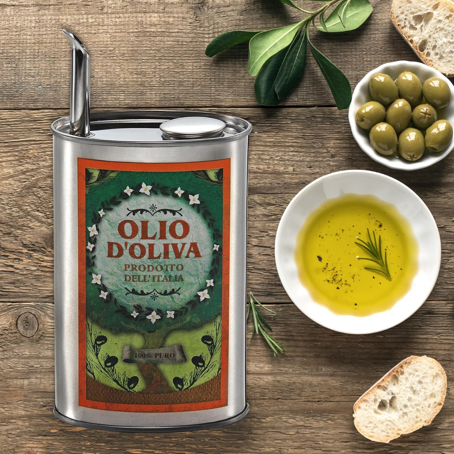 Fox Run Stainless Steel Olive Oil Can