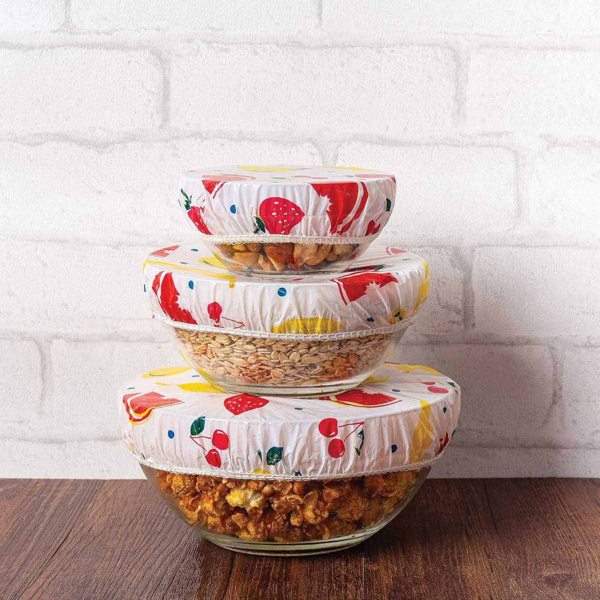 Fox Run Reusable Fruit Bowl Covers Set