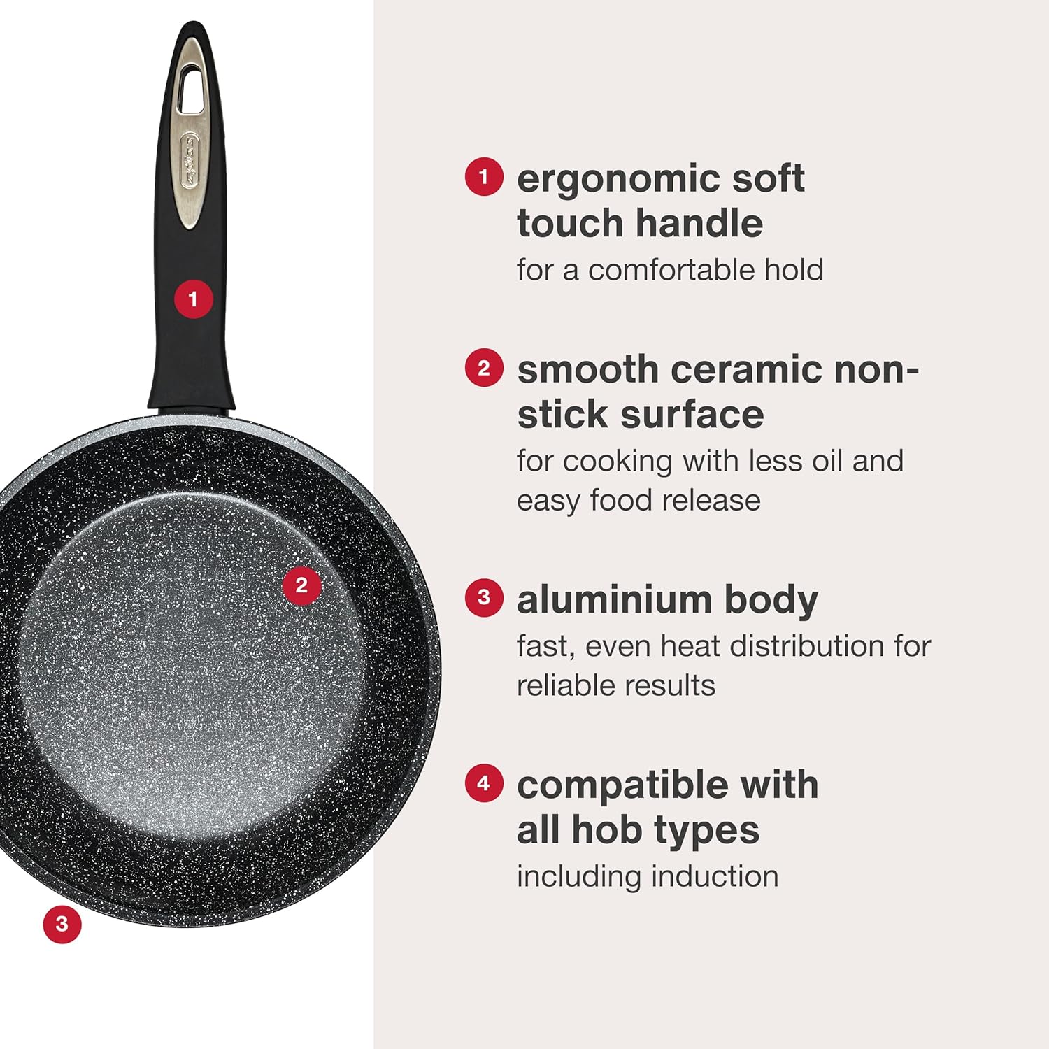 Zyliss Ultimate Ceramic Fry Pan – 20 cm