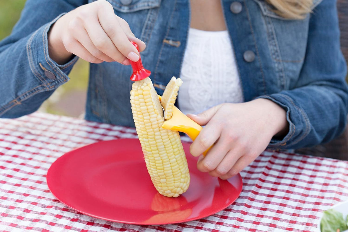 Zyliss Interlocking Corn Holders – Transparent by Kitchen Niche