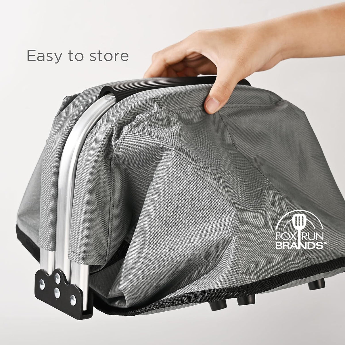 Fox Run Collapsible Canvas Market Basket