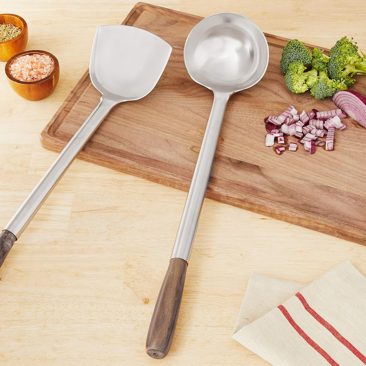 Fox Run Chuan & Hoak Wok & Stir Fry Tool Set